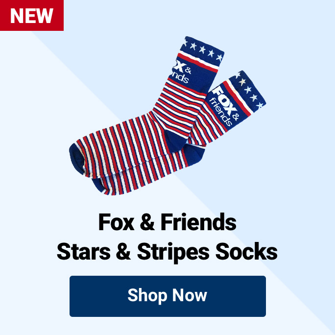 Fox News Fox & Friends Stars & Stripe Socks