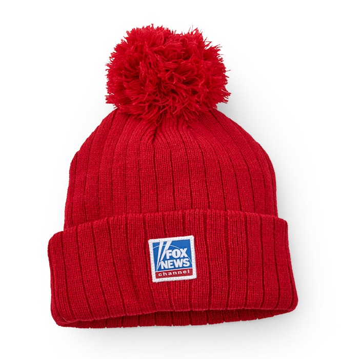 ordlyd lever Arbitrage Fox News Red Winter Pompom Hat