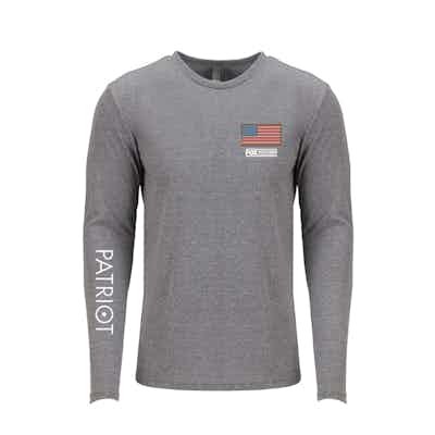 Fox Nation Patriot Long Sleeve T-shirt - Heather Grey