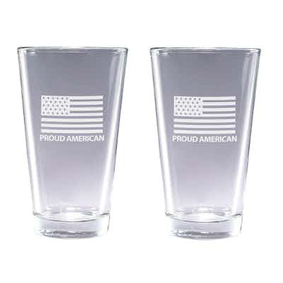 Fox News Proud American Pint Glass (Set of 2)
