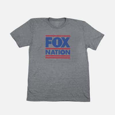 Fox Nation Logo Charcoal T-Shirt