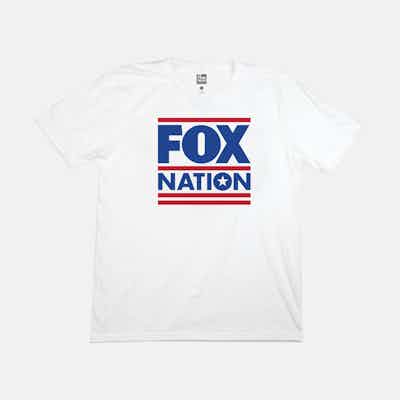 Fox Nation Logo White T-Shirt